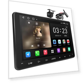 Android Display Audio Android Navigation 9 CarPlay Android Auto Wireless GPS 24 EQ AI Dash Cam Backup Camera Included... — Car Installation Essentials, Zen-Japan Electronics