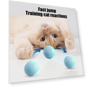Automatic Rolling Ball with Light — Cat Playthings, Uomobo