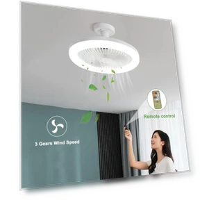 Ceiling Fan with Remote Control — Ceiling Fan Lighting Solutions, flower 01