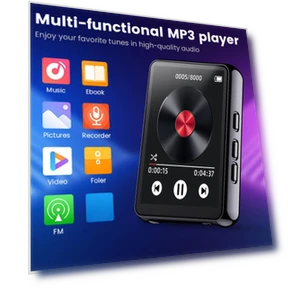 HiFi MP3 Player with Touch Screen — Portable Media Players, Wrigleys