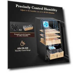 Intelligent Temperature and Humidity Adjustable Electronic Refrigerator Cabinet — Cooling Solutions, Lioncho