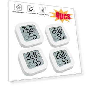LCD Digital Thermometer Hygrometer — Home Climate Control, Daily necessities-V