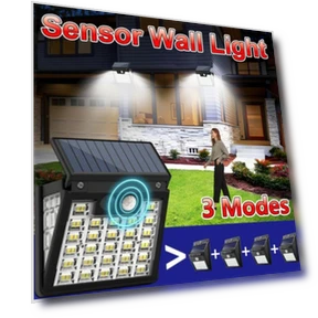 LED Motion Sensor Wall Lamp — Outdoor Security & Flood Lighting, LIUXING