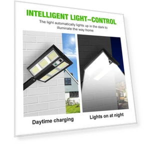 LED Solar Outdoor Light — Outdoor Security & Flood Lighting, Stone Home