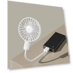 Portable USB Desk Fan — Portable USB Fans, Ruiming