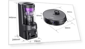 Robot Vacuum with Bagless Self Emptying Station — Smart Cleaning Robots, Eureka