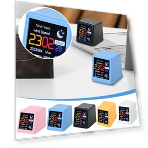 Smart Desktop WIFI Station — Alarms & Clocks, junzilan