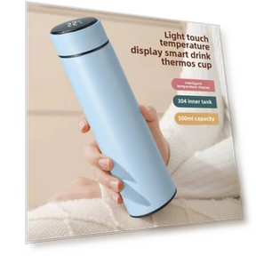 Smart Display Vacuum Insulated Stainless Steel Thermos — Thermoses, Garden Supplies My