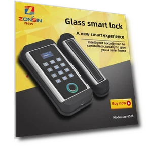 Smart Electronic Lock for Glass Door — Smart Home Security, StrideBox