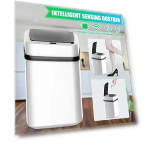 Smart Induction Trash Can — Kitchen Cans, DC-HOME Textile