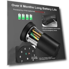 Smart Lock Q1 — Smart Home Security, RAYKUBE