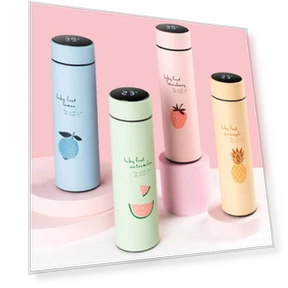 Smart Stainless Steel Thermos Bottle — Travel Drinkware, Garden Supplies My