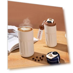 Smart Thermos with Temperature Display — Beverage Warmers, Garden Supplies My