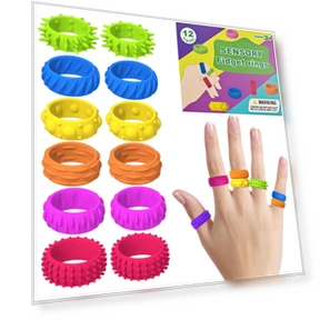 Spiky Sensory Rings — Blocks, Souldream