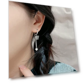 Sweet Tassel Butterfly Earrings — Drop & Dangle Earrings, Commodity Jewel