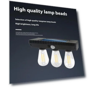 Waterproof Solar Lights Motion Sensor LED Lamp — Outdoor Security & Flood Lighting, guangbaokejki