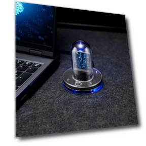 Wi-Fi Glow Tube Smart Clock — Alarms & Clocks, Cherish Clock