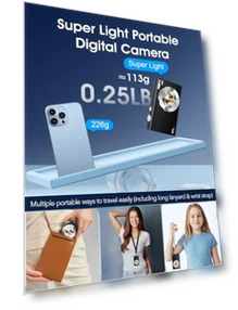 Autofocus 4K Vlogging Camera — Compact Digital Cameras, Lecnippy