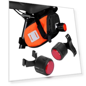Bicycle Tail Light with Brake Sensor — Bike Headlights, GUB