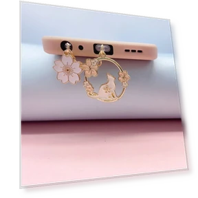 Dustproof Sakura Rabbit Dust Plug — Phone Charms, Qianxiu