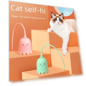 Electric Smart Silicone Pet Toy with Automatic Rotating Ball — Exercise Wheels, Home Whispers