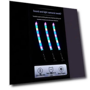 Luminous Gravity Sensor Colorful Sword with Sound — Interactive Learning Devices, Super Go