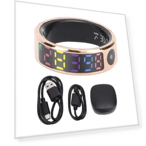 Smart Fitness Ring with Color Display — Wearable Accessories, ZY-Sport-N