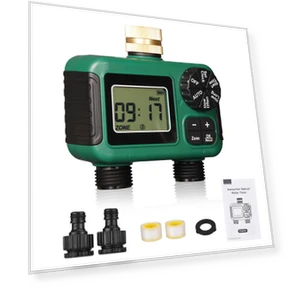 Smart Rain Delay Function Brass Inlet Watering Timer — Automatic Irrigation, GoolRC