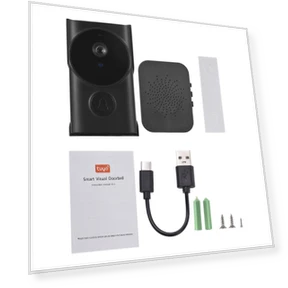 Smart WiFi Doorbell with Camera — Smart Home Security, GoolRC