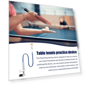 Table Tennis Training Robot — Tabletop Table Tennis, Atiny