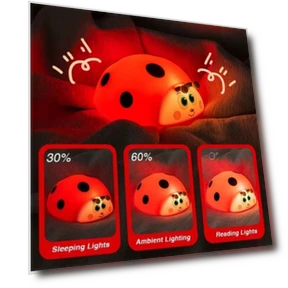 Touch Control Ladybug Night Light — Night Lights, Maipuxing