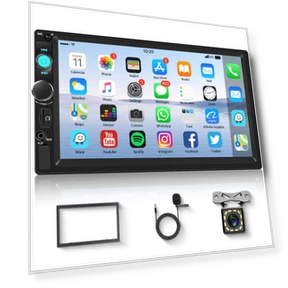 2Din Car Multimedia Player — Stereo Receivers, Hodozzy