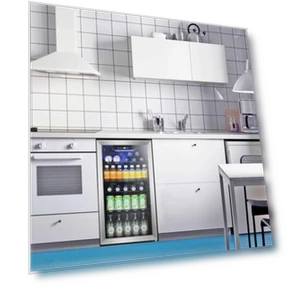 Beverage Refrigerator Cooler — Drink Coolers, Antarctic Star
