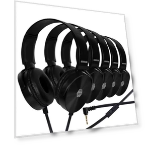 Classroom Headphones with Microphone — In-Ear Headphones, Sonitum