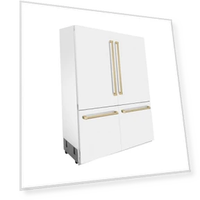 French Door Built-In Bottom Freezer Refrigerator — Built-In, Z Line Kitchen and Bath