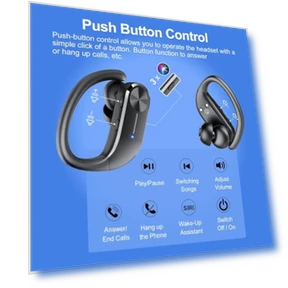 Wireless Bluetooth Earbuds — In-Ear Headphones, hadbleng