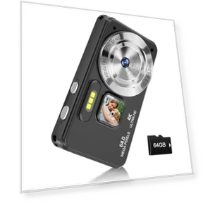 Autofocus 4K 64MP Point and Shoot Digital Camera — Compact Digital Cameras, MINIBEAR