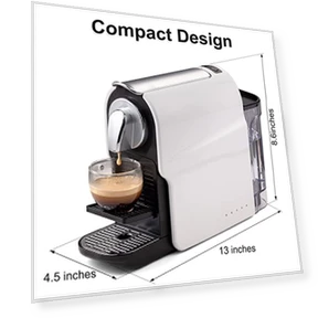Compact Capsule Coffee Maker — Coffee & Espresso Combos, beanglass
