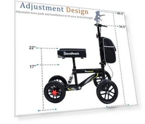 Deluxe Medical Scooter Double Handbrake — Mobility Equipment, BlessReach