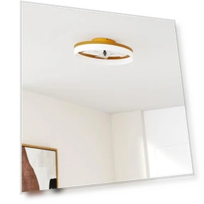 Low Profile Ceiling Fan with Lights and Remote — Ceiling Fan Lighting Solutions, VOLISUN