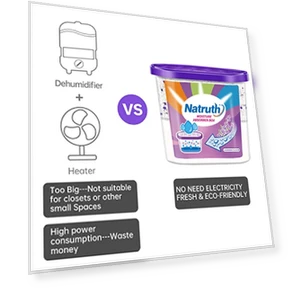 Moisture Absorbers With Lavender Scent — Air Moisture Control, NATRUTH