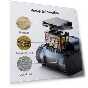 Smart Navigation Robotic Pool Cleaner — Automated Pool Maintenance, ABNEMEN