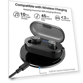 True Wireless Bluetooth Earbuds — In-Ear Headphones, TOZO