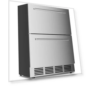 Weather Proof Stainless Steel Outdoor Beverage Refrigerator — Drink Coolers, Antarctic Star