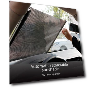 Automatic Retractable Sunshade — Side Window, AI Supermarket