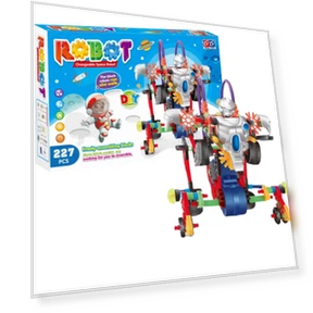 Electric Building Block Robot Toy — Construction Kits, Super Go