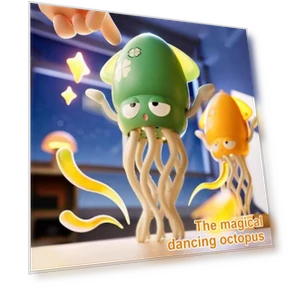 Electric Octopus Toy with LED Lights — Interactive Learning Devices, falaiwang