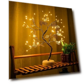 LED Bonsai Lamp with Touch Control — Creative Lighting Solutions, Navya Handicraft