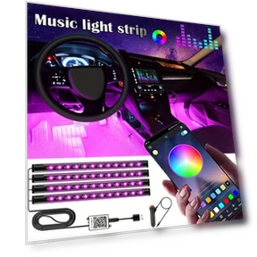 LED Car Music Light Strip — Car Accessories & Gadgets, JOHO