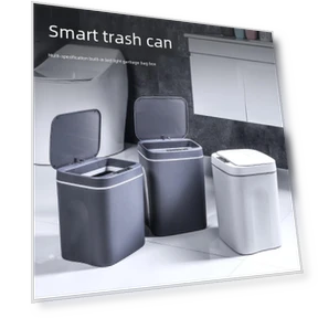 Smart Induction Waterproof Bathroom Trash Can — Waste Baskets, TrendVibeCN